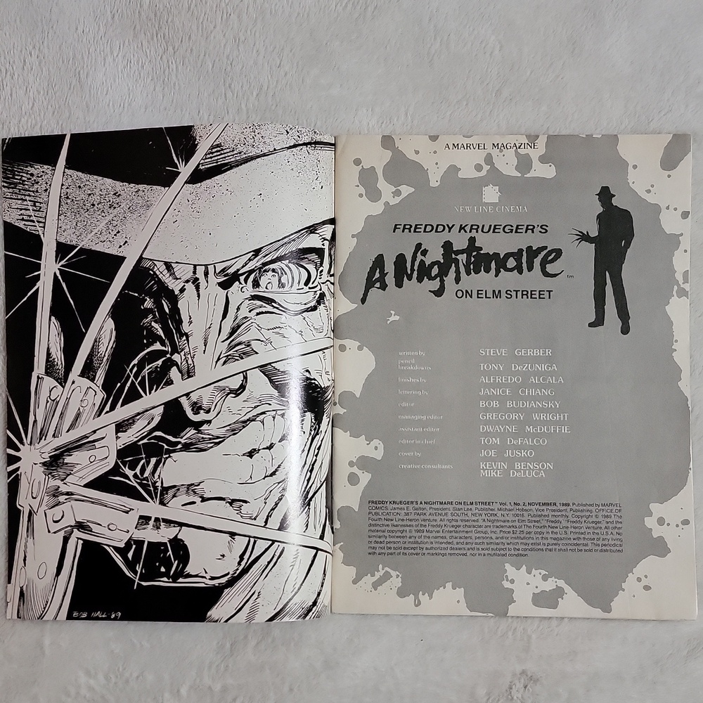 Freddy Krueger's A Nightmare On Elm Street Comic Book part 1 & 2 1989 - Picture 11 of 16